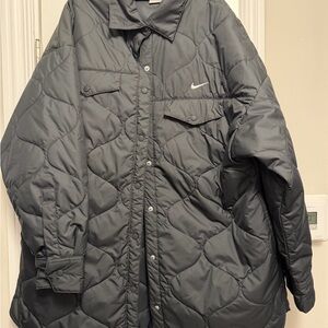 Nike Dark Gray Quilted Jacket